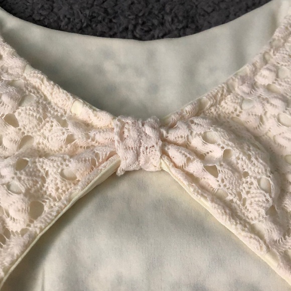 Kirra lace peplum open back top - Picture 5 of 5